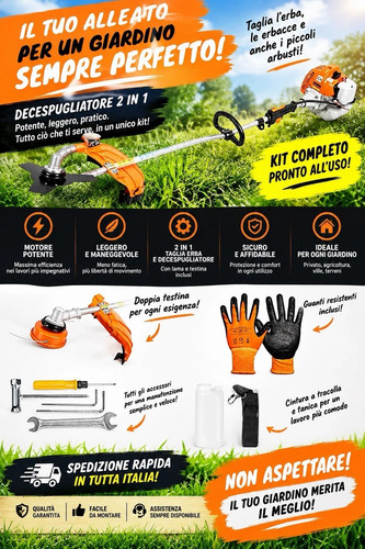 Decespugliatore scoppio 2 - decespugliatore, a